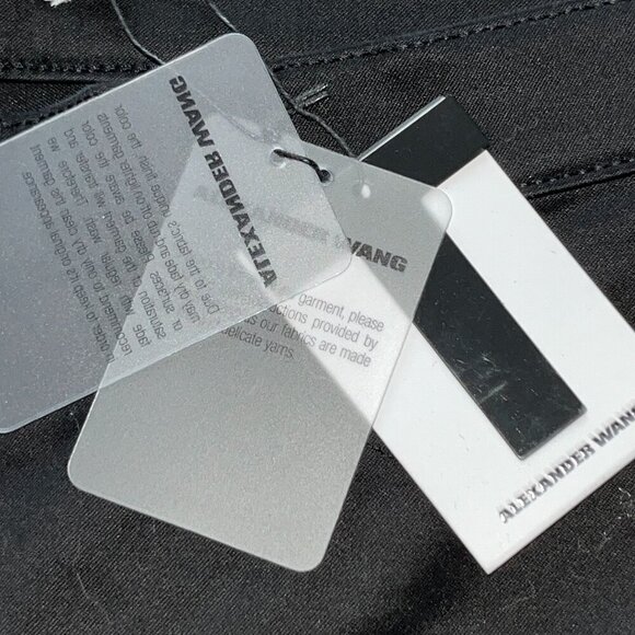 ALEXANDER WANG "T" BLACKEST BLACK CIGARETTE Stretch Jeans - New with Tags - 27 - Picture 11 of 13